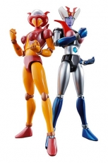 Mazinger Z Soul of Chogokin Diecast Actionfiguren GX-08R Aphrodai A vs GX-09R Minerva X 16 cm