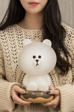 Line Friends Series Spardose mit Leuchtfunktion Browns Donut 25 cm