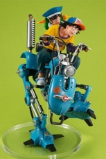 Dragonball Z Desktop Real McCoy EX PVC Diorama Son Goku & Son Gohan & Robot with two legs 20 cm
