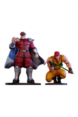 Street Fighter PVC Statuen 1/10 M. Bison & Rolento 21 cm