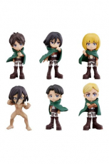 Attack on Titan Sammelfiguren 6er-Pack Attack on Titan 9 cm