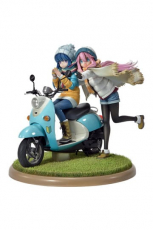 Laid-Back Camp Prisma Wing PVC Statue 1/7 Nadeshiko Kagamihara & Rin Shima 24 cm