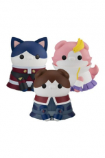 Mobile Suit Gundam SEED Mega Cat Project Nyanto! The Big Cat Nyandam SEED Series Sammelfiguren Set 10 cm (with gift)