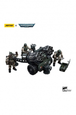 Warhammer 40k Actionfigur 1/18 Astra Militarum Ordnance Team with Malleus Rocket Launcher 12 cm