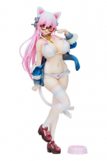 Super Sonico PVC Statue Super Sonico White Cat Ver. 27 cm
