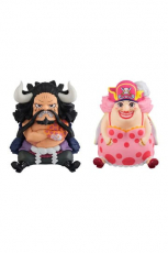 One Piece Look Up PVC Statue Kaido das Biest & Big Mom 11 cm (mit Kürbis & Semla)