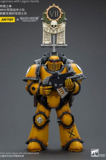 Warhammer The Horus Heresy Actionfigur 1/18 Imperial Fists Legion MkIII Tactical Squad Legionär mit Legion Vexilla 12 cm