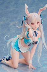 Original Character by DSmile Bunny Series Statue 1/4 Chris Aqua Blue Bare Leg Ver. 24 cm