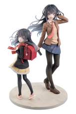 Rascal Does Not Dream of a Knapsack Kid PVC Statue Mai Sakurajima High School Graduation Ver. & Knapsack Kid 19 cm