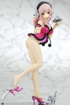 Creator´s Labo #028 PVC Statue Super Sonico Baby Doll Straw