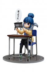 Laid-Back Camp PVC Statue 1/7 Rin Shima: Look What I Bought Ver. 14 cm