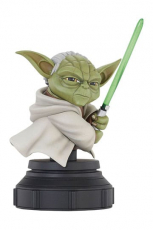 Star Wars The Clone Wars Büste 1/7 Yoda 13 cm Limitiert auf 2000 Stück.