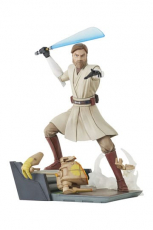 Star Wars: The Clone Wars Deluxe Gallery PVC Statue General Obi-Wan Kenobi 23 cm