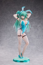 Original Character PVC Statue 1/4 Green Twin Tail Bunny-chan Fishnet Tights Ver. 43 cm