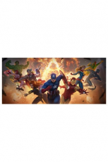 Marvel Kunstdruck The Avengers Assemble 71 x 33 cm - ungerahmt  Weltweit limitiert auf 250 Stück!