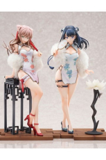 Gridman Universe PVC Statuen 1/7 2er-Set Rikka Takarada & Yume Minami China Dress Ver. 25 cm