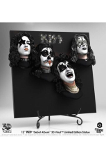 Kiss 3D Vinyl Statue Debut Album 30 cm auf 1974 handnummerierte Stück limitiert.