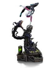 Spider-Man vs Villains Art Scale Statue 1/10 Ghost Spider Diorama 34 cm