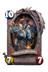 World of Warcraft Hearthstone 3D Art Frame Statue Varian Wrynn 31 cm
