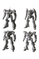 Armored Core Structure Arts Plastic Model Kits 4er-Pack Series 1