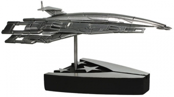 Mass Effect Replik Alliance Normandy SR-1 Silver Metal Finish