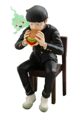 Mob Psycho 100 III x Bunbougu Cafe 2022 PVC Statue Shigeo Kageyama & Ekubo 13 cm