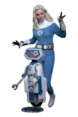 The Fantastic Four: First Steps Movie Masterpiece Actionfiguren 2er-Pack 1/6 Invisible Woman & H.E.R.B.I.E. 28 cm