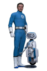 The Fantastic Four: First Steps Movie Masterpiece Actionfiguren 2er-Pack 1/6 Mister Fantastic & H.E.R.B.I.E. 30 cm