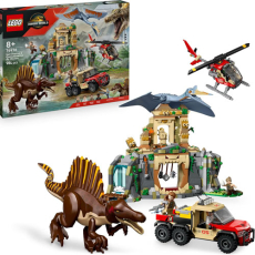 Lego (76976) Jurassic World Spinosaurier & Quetzalcoatlus: Hubschrauber-Einsatz
