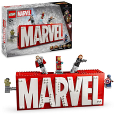 Lego (76313) Marvel MARVEL Logo & Minifiguren