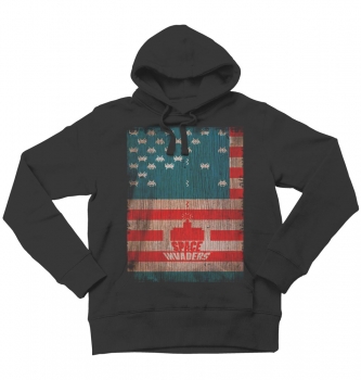 Space Invaders Kapuzenpullover Alien-Spangled Banner