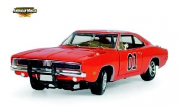 The Dukes of Hazzard Diecast Modell 1/18 69er Dodge Charger Gene