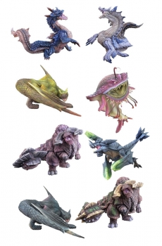 Monster Hunter Vol. 4 Sammelfiguren Umkarton 5 - 13 cm (9)Monste