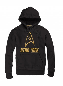 Star Trek Kapuzenpullover Logo schwarz