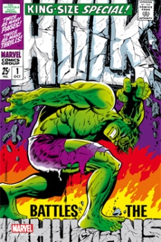 Marvel Comics Steel Covers Stahlschild Hulk #1 42 x 65 cm