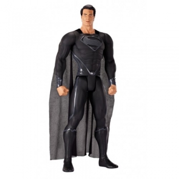 Man of Steel Giant Size Actionfigur Black Suited Superman 79 cm