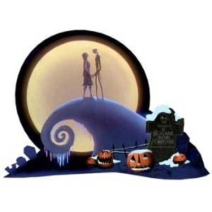 Nightmare before Christmas Diorama Spiral Hill 15 cm