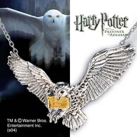 Harry Potter - Harrys Zaubereule Hedwig, Anhänger und Kette
