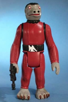 Star Wars Jumbo Vintage Kenner Actionfigur Red Snaggletooth 24 c