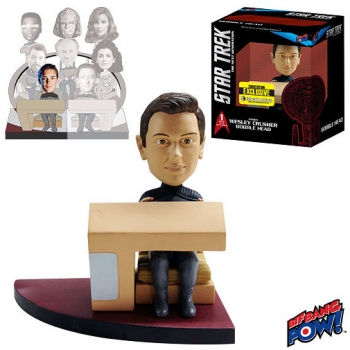 Star Trek TNG Build A Bridge Wackelkopf-Figur #1 Wesley Crusher