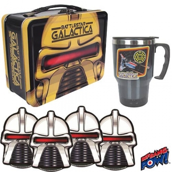 Kampfstern Galactica Lunchbox Geschenk-Set 35th Anniversary
