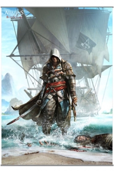 Assassin´s Creed IV Black Flag Wandrolle Vol. 1 105 x 77 cm