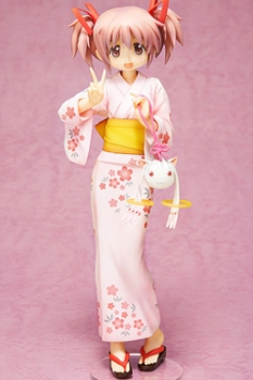 Puella Magi Madoka Magica PVC Statue 1/8 Madoka Kaname Yukata Ve