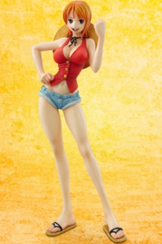 One Piece Limited Edition P.O.P PVC Statue 1/8 Nami Mugiwara Ver. 22 cm
