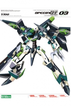 Cyber Troopers Virtual-On Model Kit 1/100 RVR-87 Specineff 17 cm