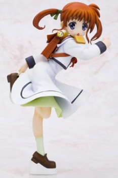 Magical Girl Lyrical Nanoha The Movie 1st Ani Statue 1/8 Nanoha Takamachi School Uniform 16 cm