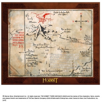 Der Hobbit Eine unerwartete Reise Thorins Karte zum Erebor