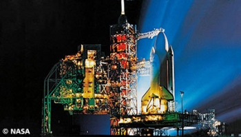 NASA Modellbausatz 1/144 Shuttle Launch Tower & Shuttle 61 cm