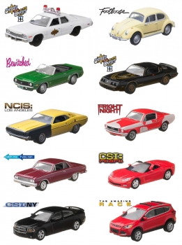 Greenlight Hollywood Diecast Modelle 1/64 10er-Pack