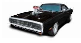 Fast and Furious Diecast Modell 1/43 1970 Dodge Charger RT Hotwheels Elite Edition